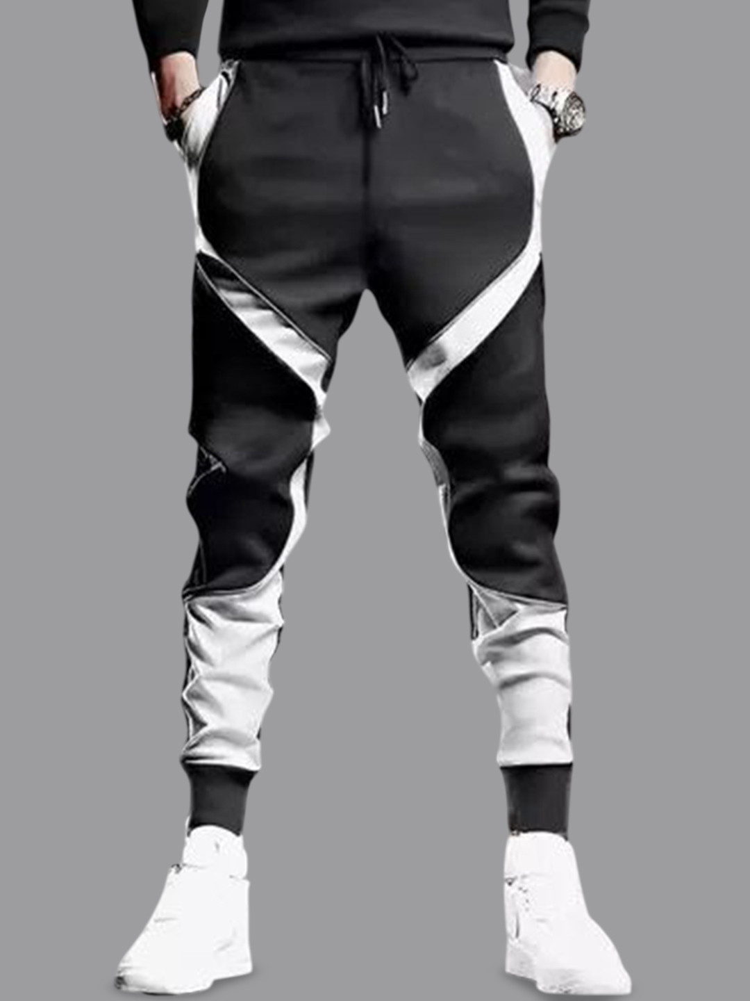 MARK VIEW Men Printed Slim Fit Joggers