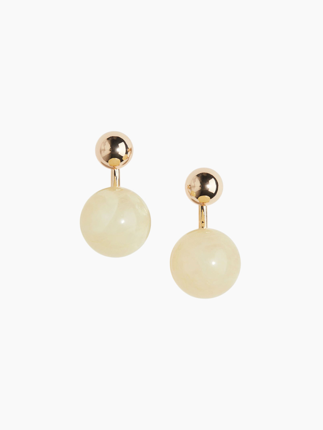 H&M Sphere-Detail Front And Back Earrings