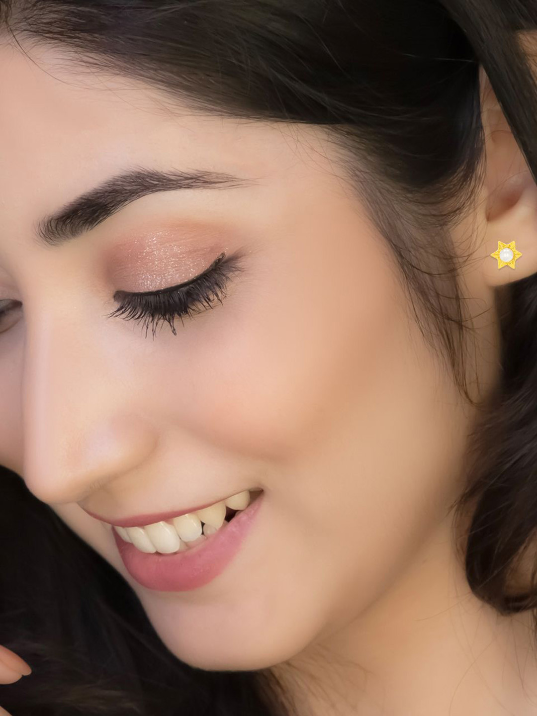 WHP JEWELLERS Daily Dots 18 KT Earring For Women.