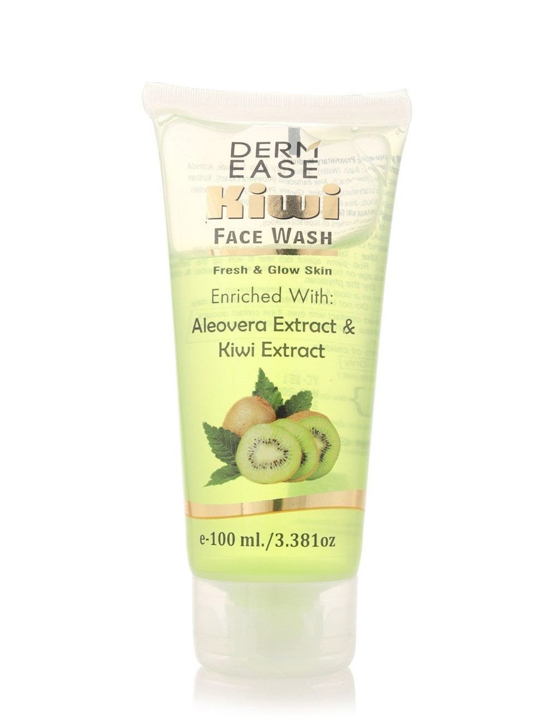 DERMEASE Kiwi Face Wash With Aloe Vera Extract & Kiwi Extract - 100 ml