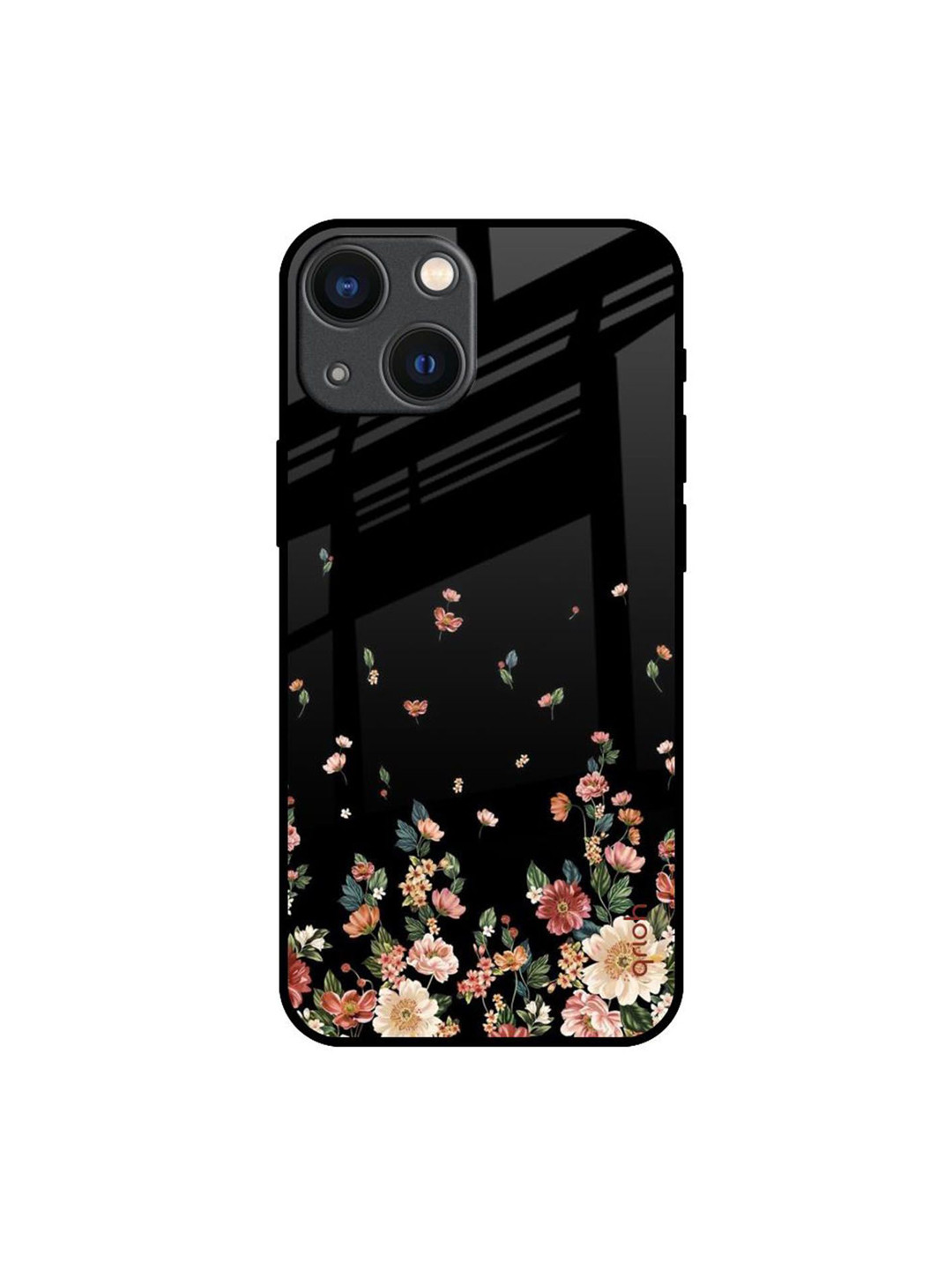 QRIOH Floral Printed iPhone 14 Plus Back Case Mobile Accessories