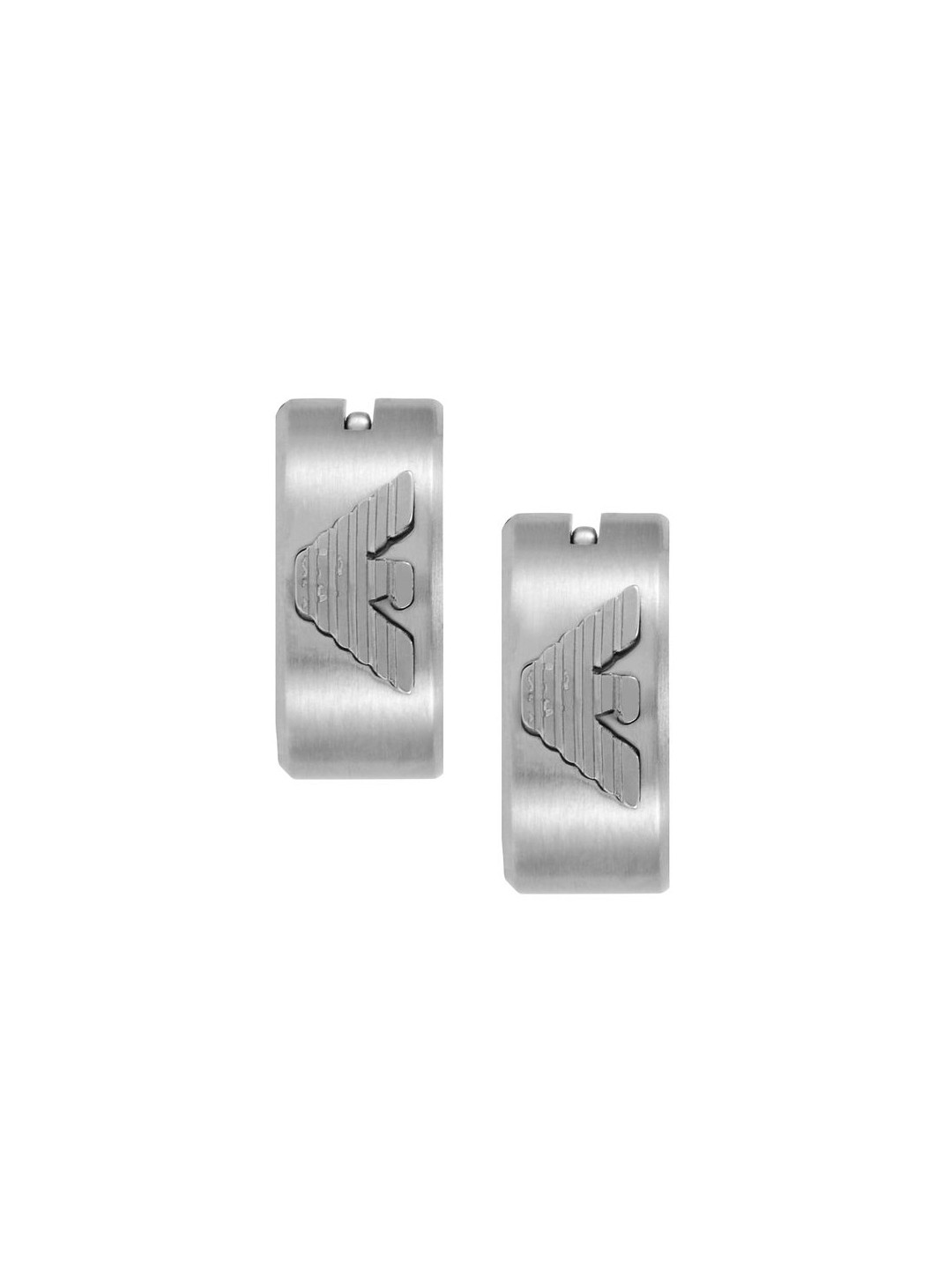 Emporio Armani Stainless Steel Hoop Earrings