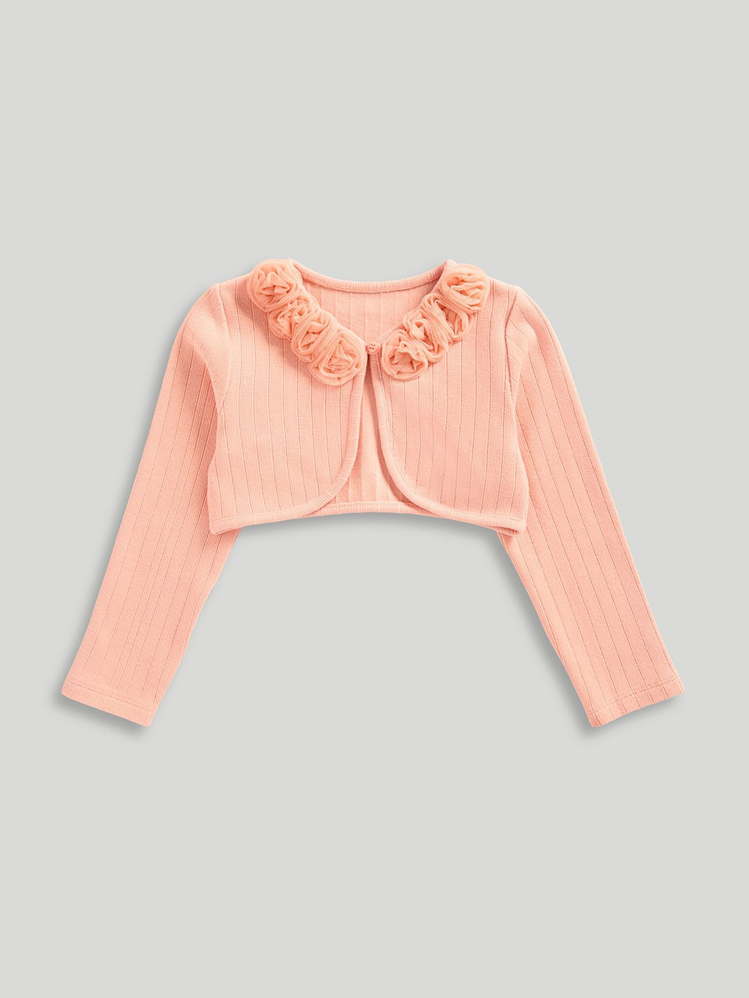 mothercare Girls Striped Crop Sweater Vest