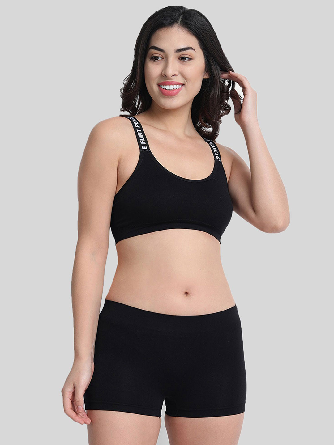 Briafinz Sports Lingerie Set - ED001_BK