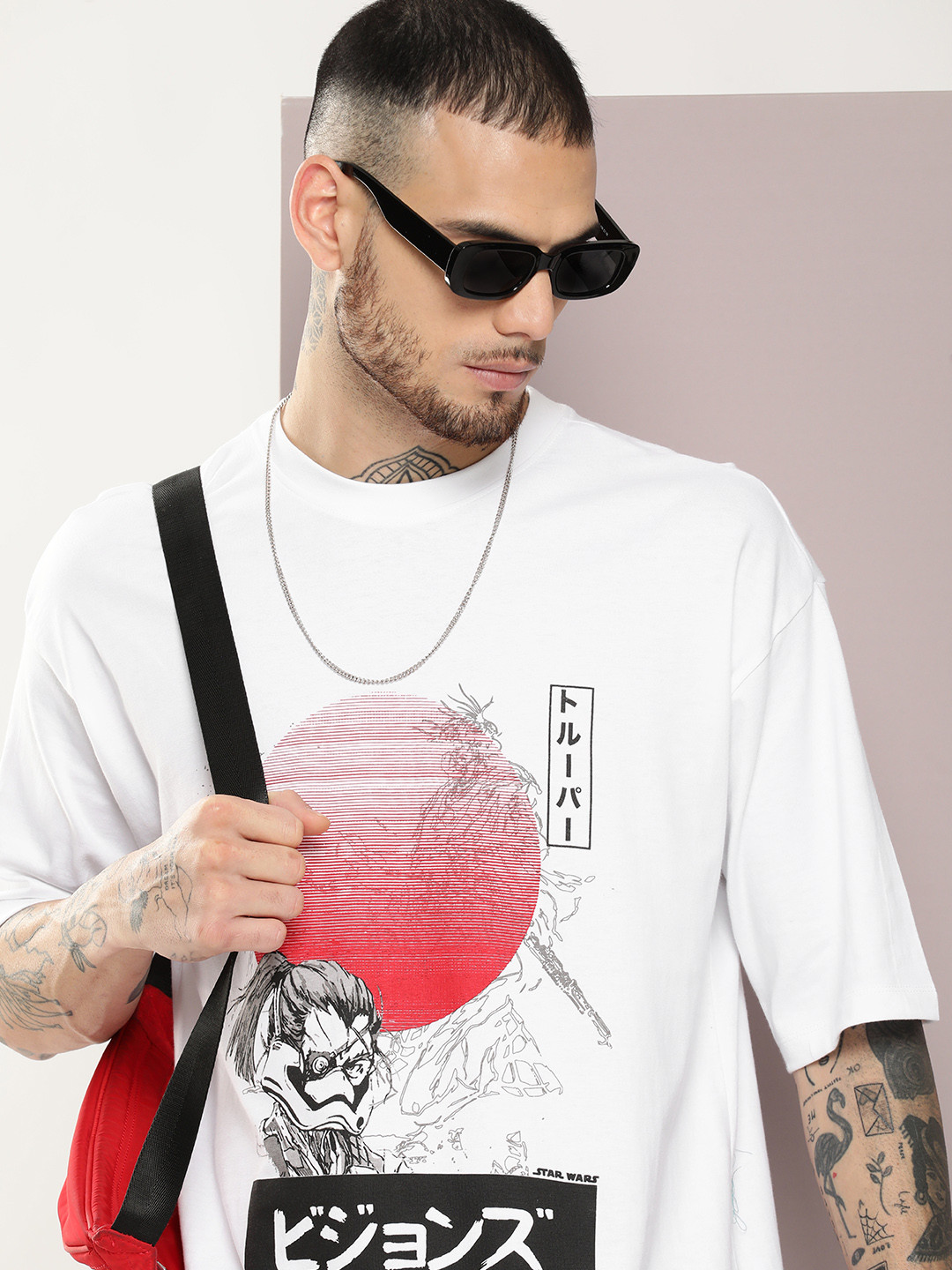 Kook N Keech Star Wars Graphic Oversized Cotton T-shirt