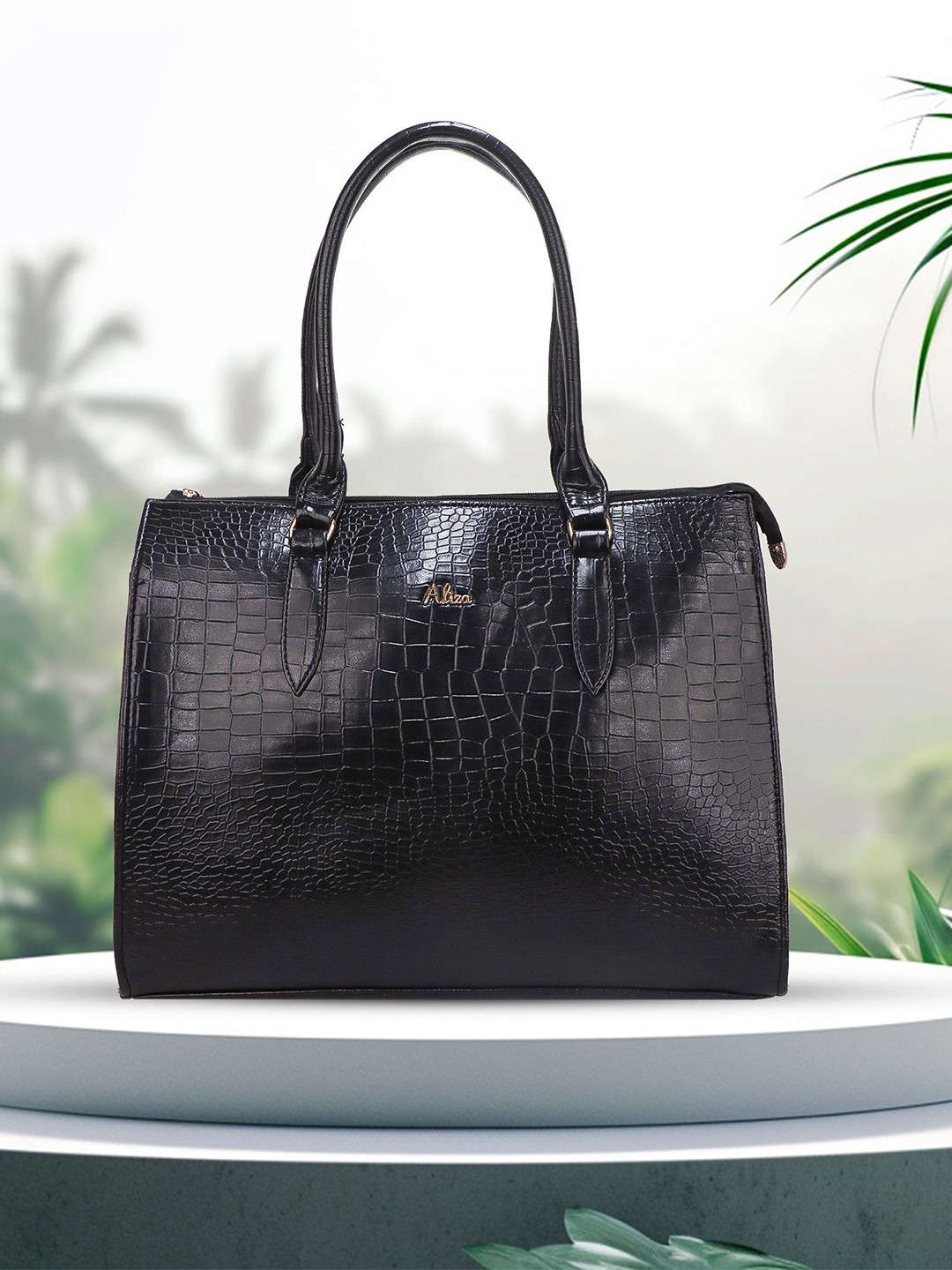 ALIZA Textured Shoulder Bag