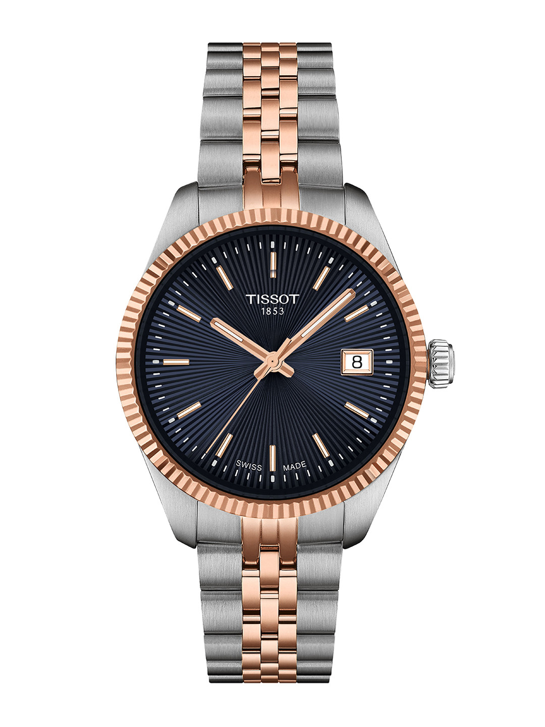 TISSOT Women Dial & Stainless Steel Bracelet Style Straps Analogue Watch T1562102204100
