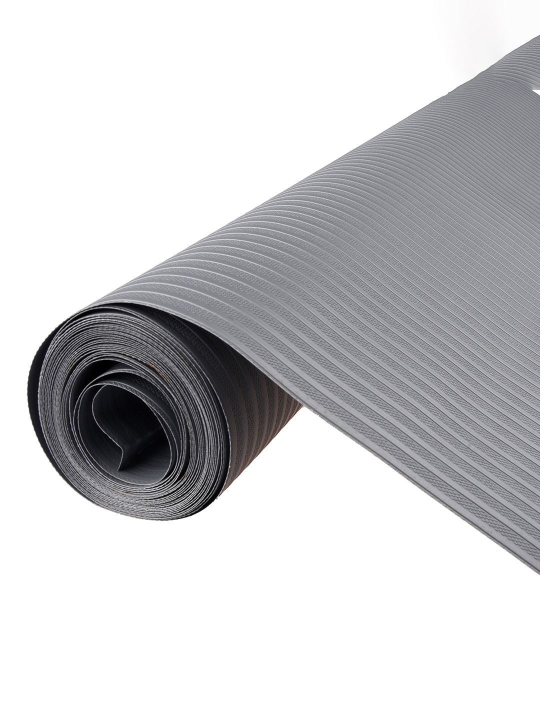 Kuber Industries Grey Striped Shelf Liner Organiser