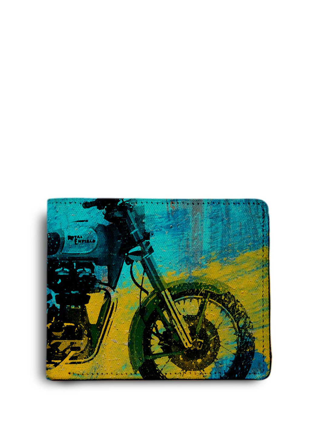 ShopMantra Men Abstract Printed PU Two Fold Wallet
