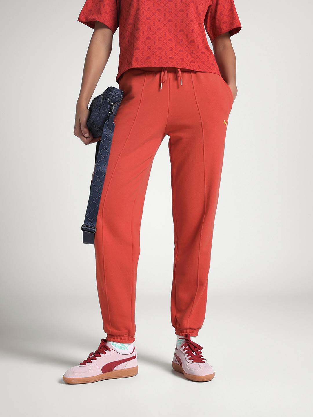 Puma Road To Unity Women Pure Cotton Mid Rise Sweatpants