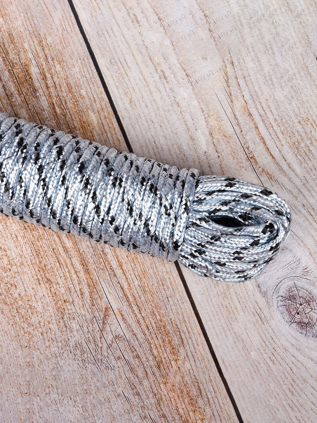 Kuber Industries Pink & Black Synthetic Cloth Drying Rope