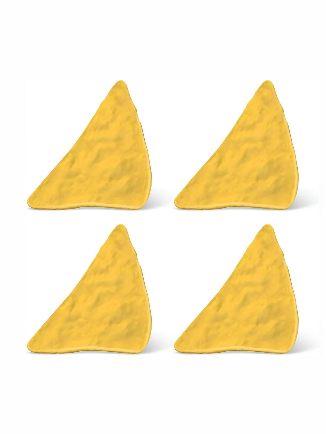We3 4 Pcs Yellow 4 Pcs Triangle Chip Sealing Food Clips