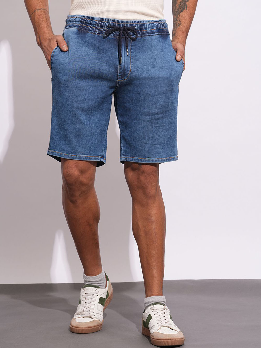 Being Human Men Denim Shorts