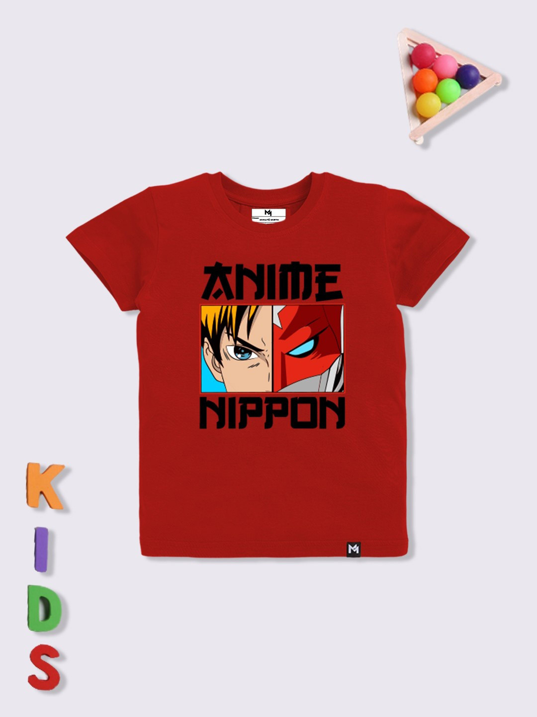 YK X Minute Mirth Anime Nippon Printed Pure Cotton T-shirt