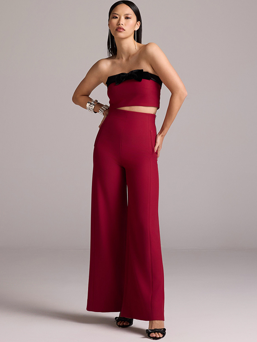 The Dapper Lady Women Mid-Rise Parallel Trousers