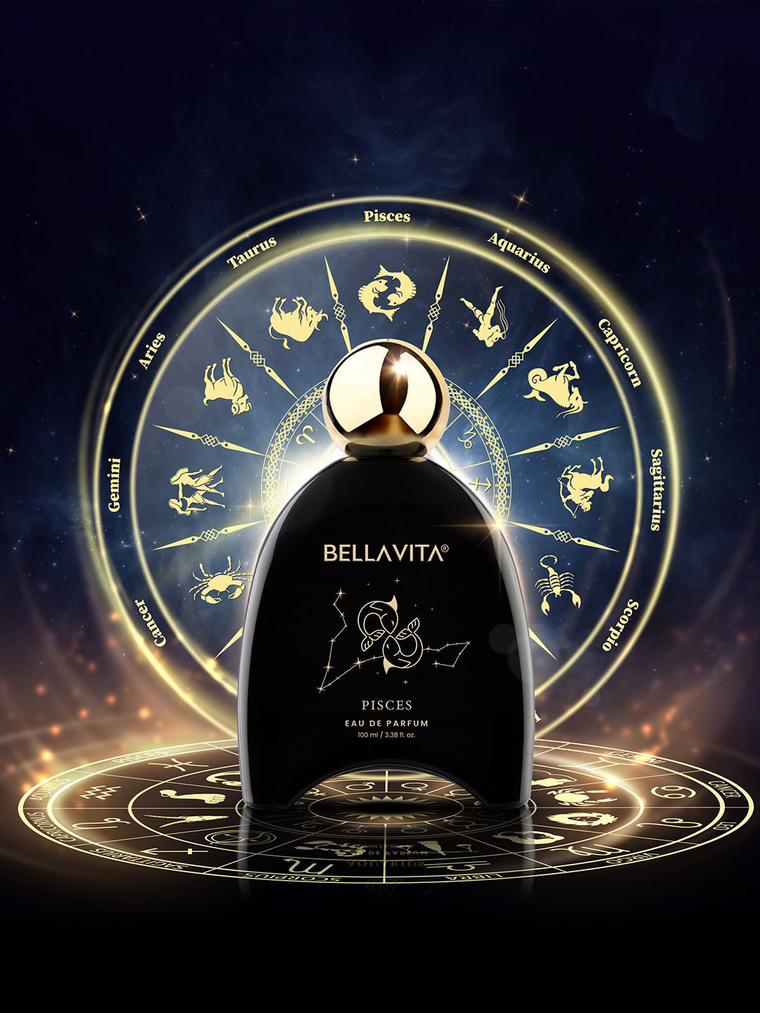 Bella Vita Organic Pisces Long Lasting Eau De Parfum - 100ml