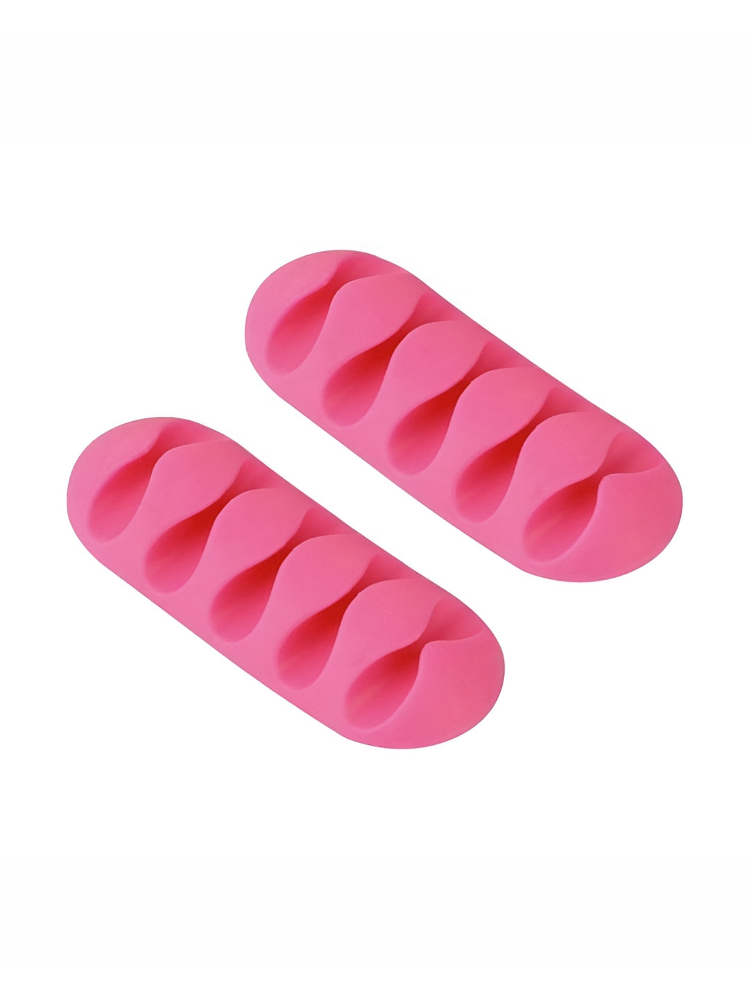 We3 Pink 2 Pieces Wire Organizer Cable Clips
