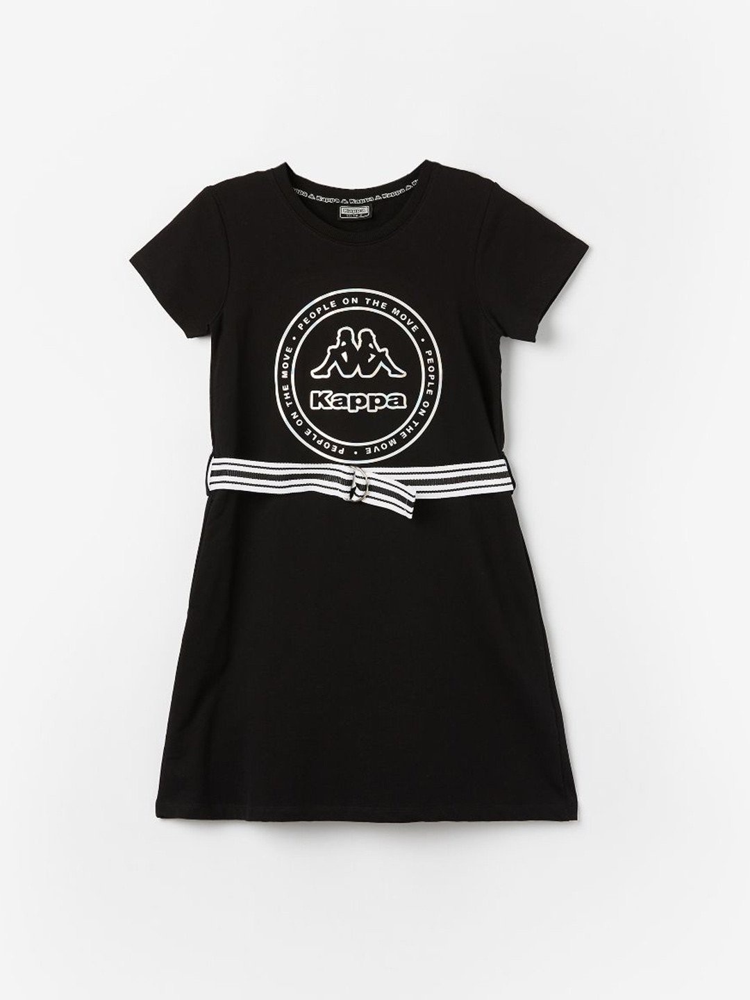 Kappa Print A-Line Midi Dress