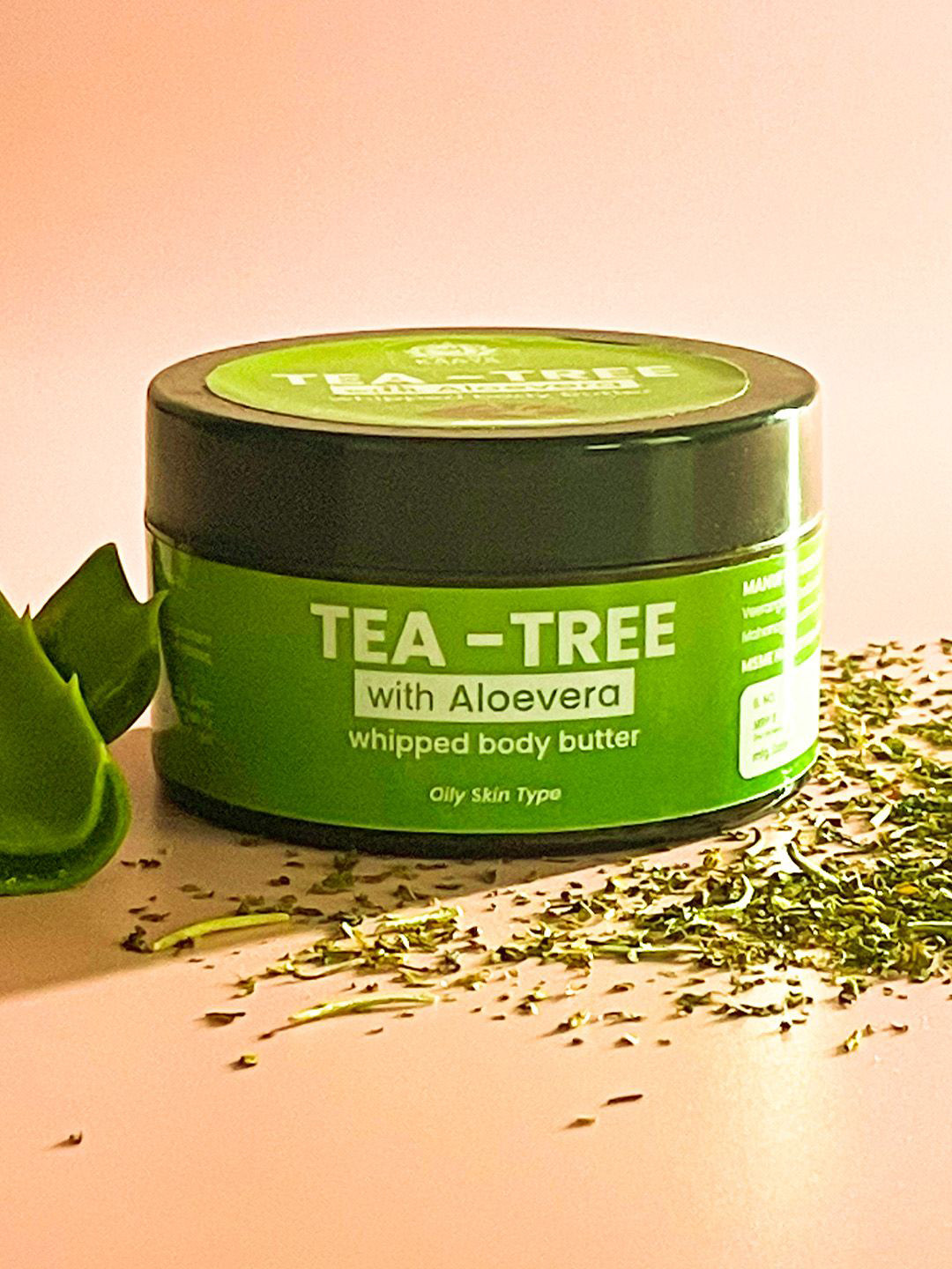 Kaaya Natural Tea Tree With Aloe Vera Whipped Body Butter With Shea Butter - 50 g