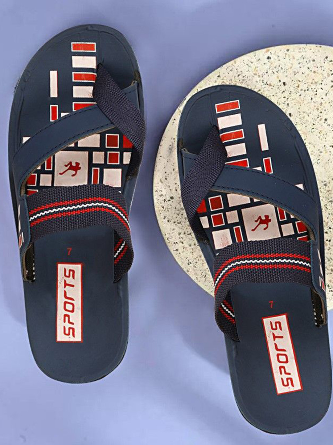 Genial Men Printed Slip-On