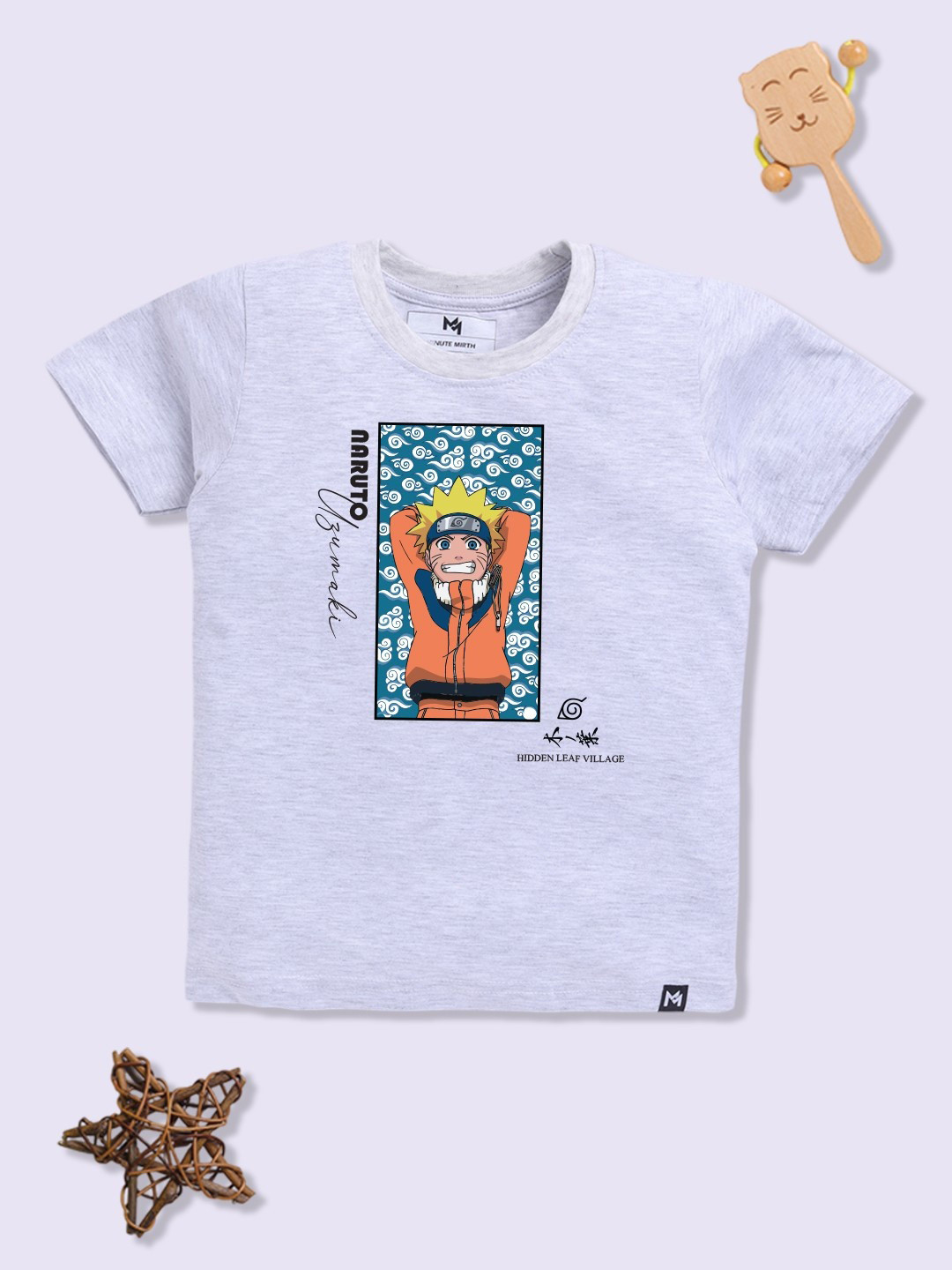 YK X Minute Mirth Naruto Printed Pure Cotton T-shirt