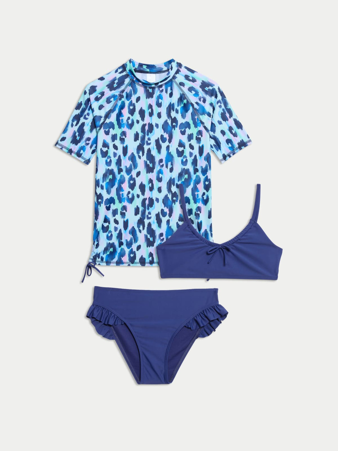 Marks & Spencer Girls Animal Printed 3-Piece Swim Set