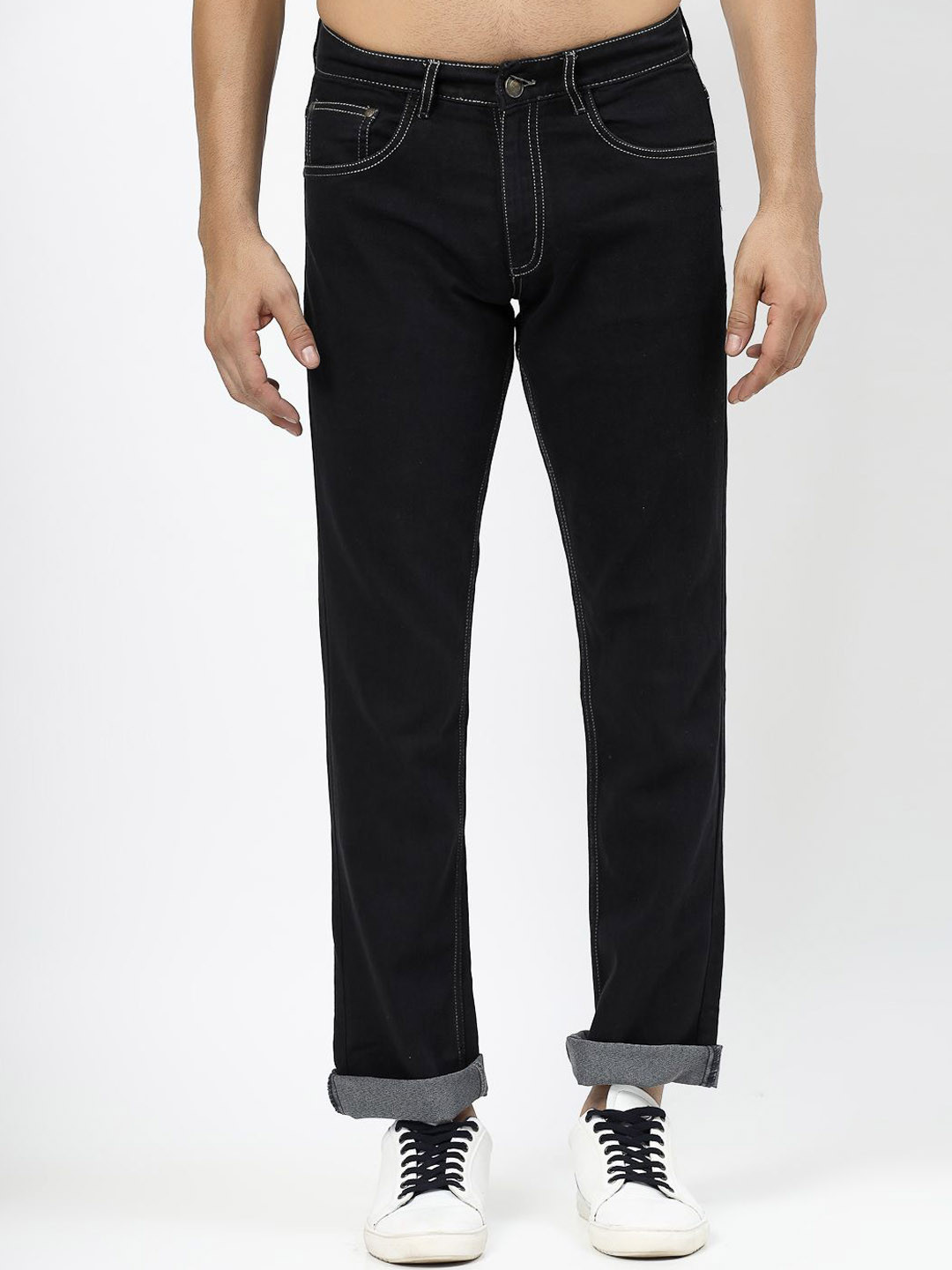 COSMIC Men Slim Fit Slash Knee Jeans