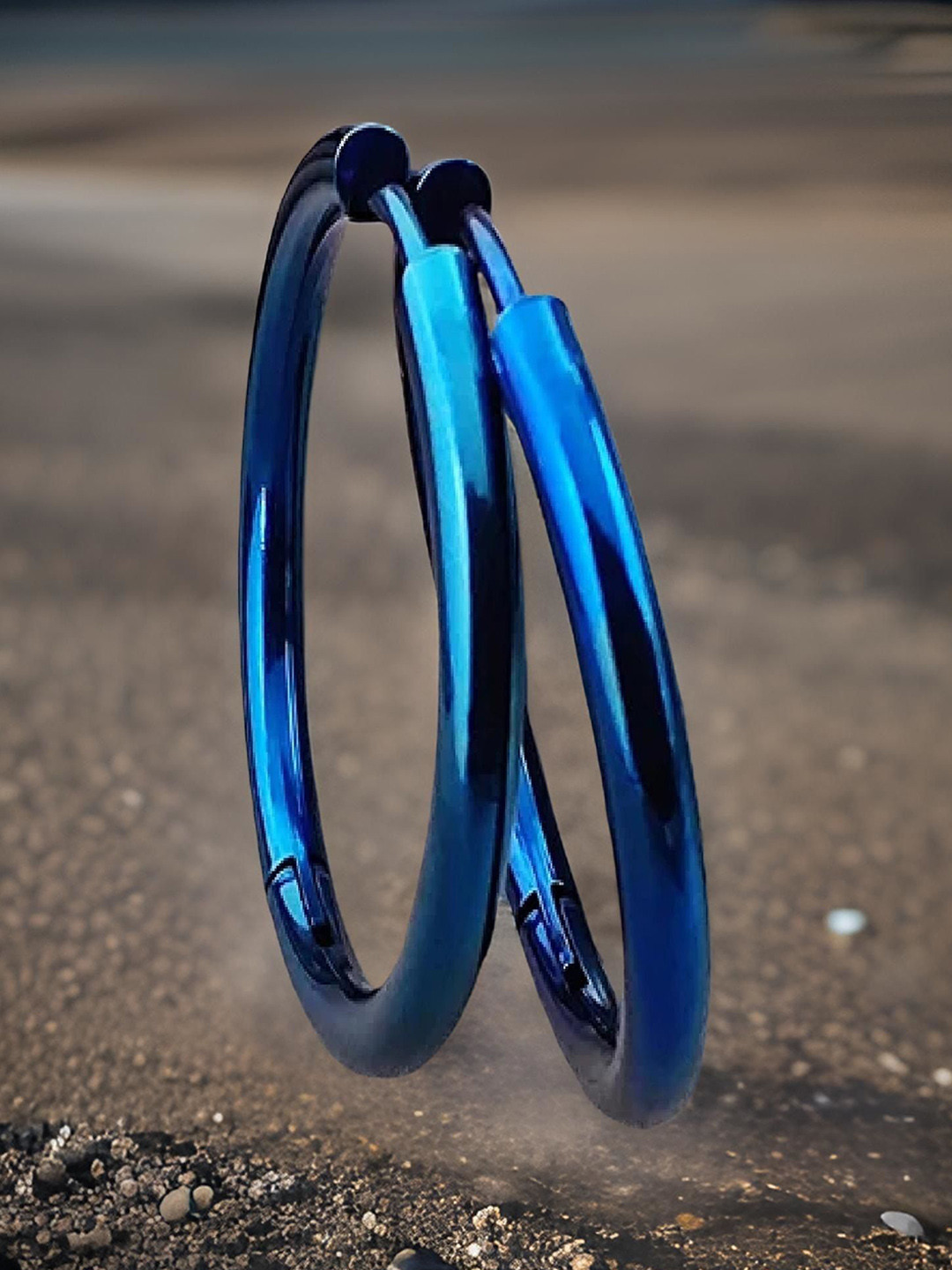 Crazy Fashion Circular Hoop Earrings