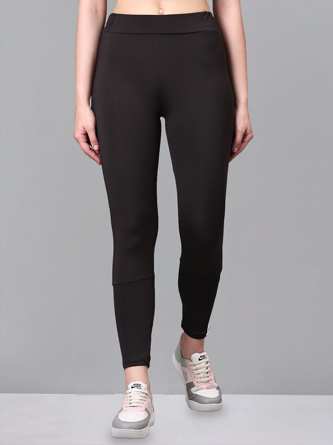 DTR FASHION Mid-Rise Ankle-Length Gym Tights