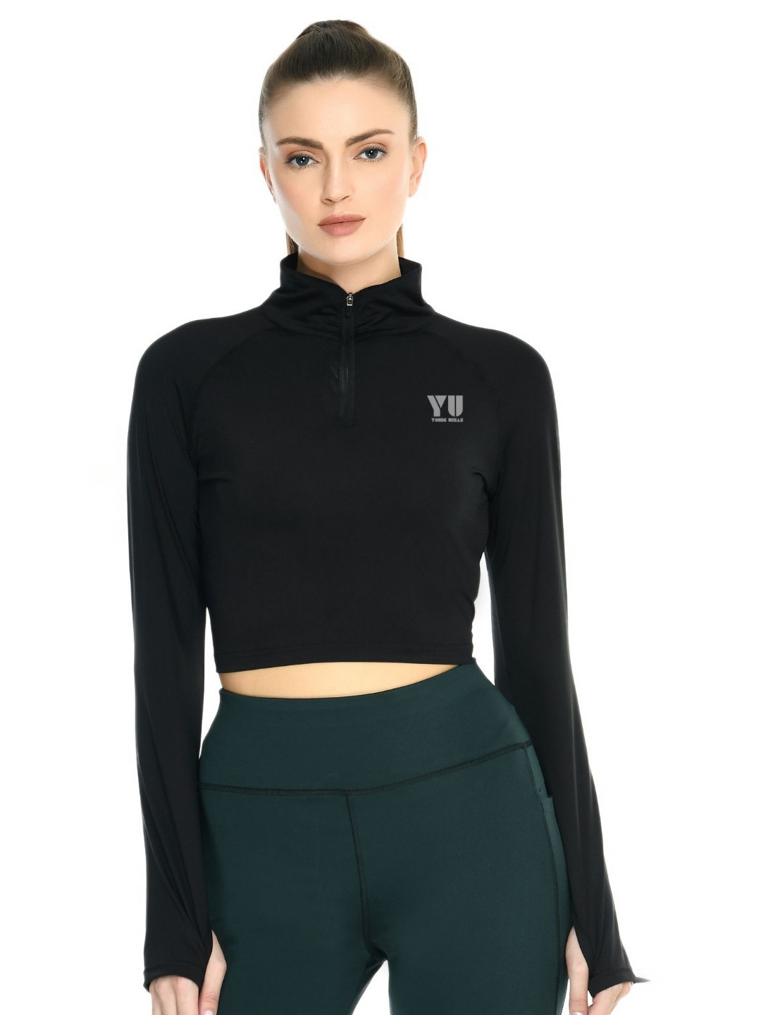 Young Urban Women High Neck T-shirt