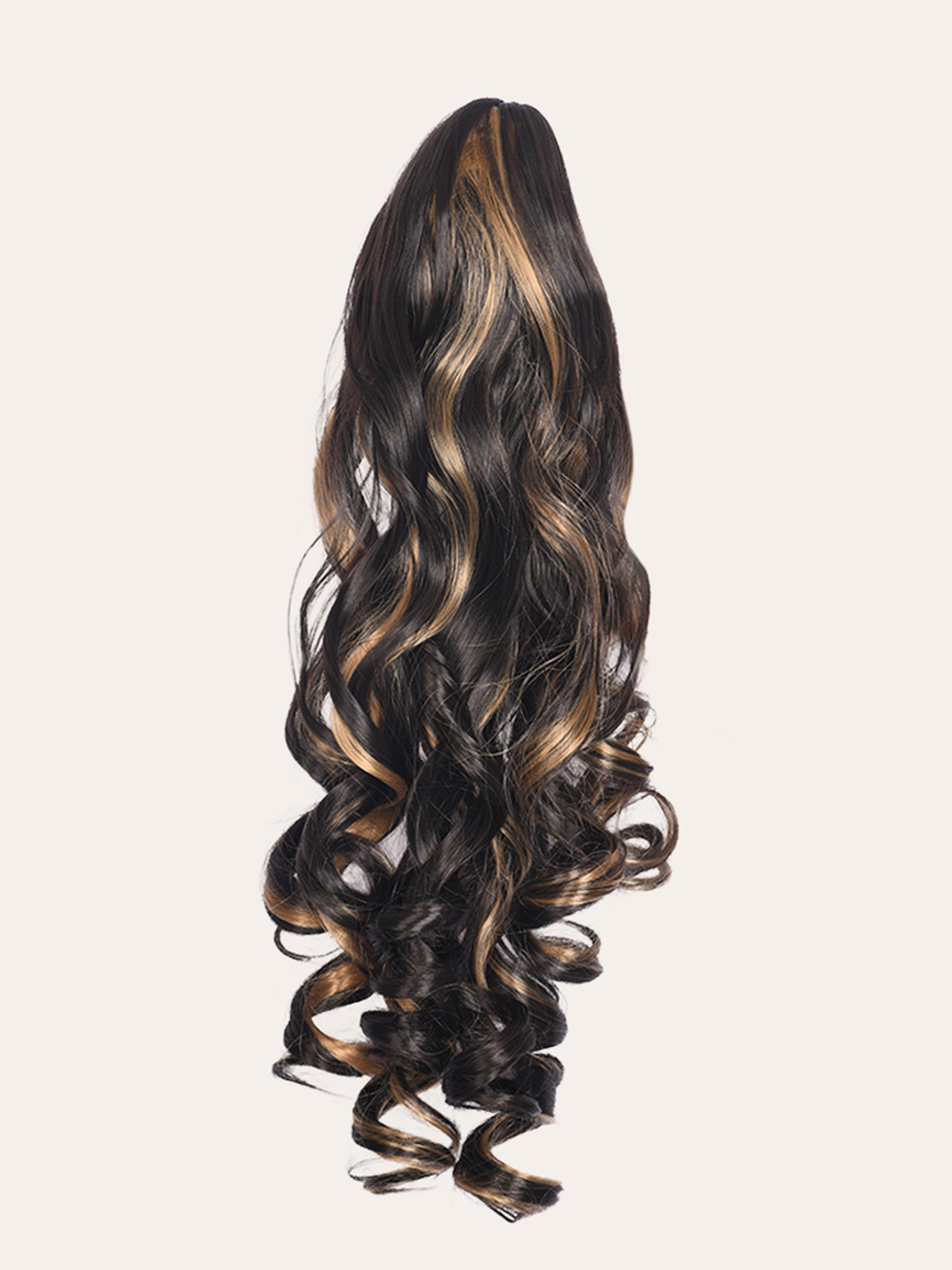 ABS Clip-In Curly Ponytail Hair Extension- Black 20 Inch