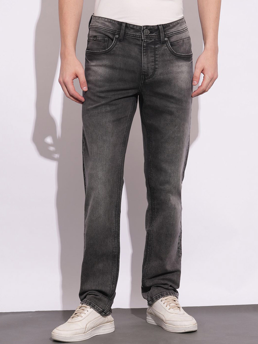 Being Human Men Classic Light Fade Stretchable Jeans
