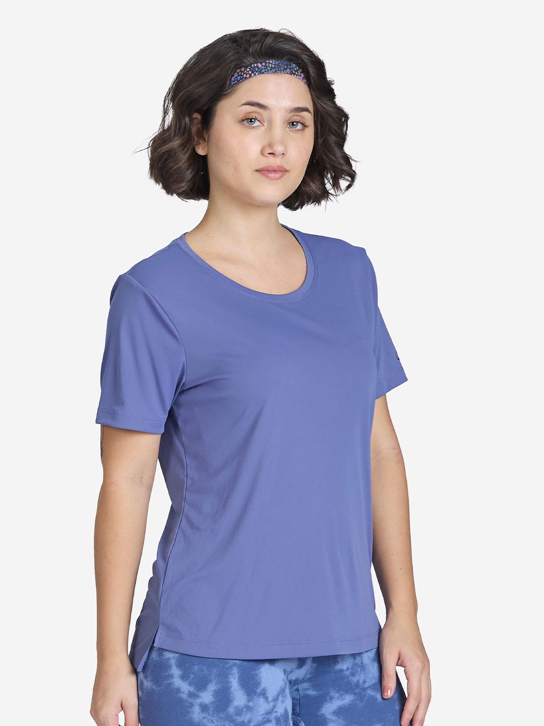 Decathlon DOMYOS - Women Regular Fit Quick Dry T-shirt