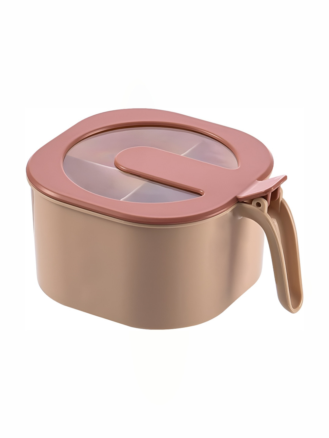 Baskety Pink & Beige Easy to Clean Spice Box