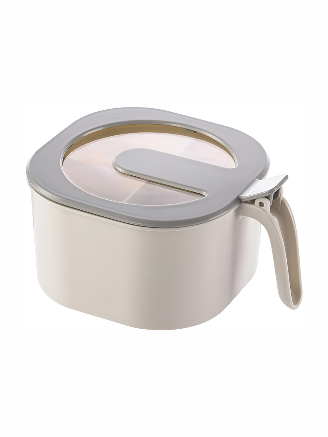 Baskety White & Grey Easy To Clean Spice Box