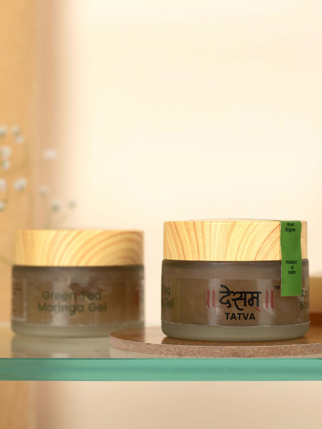 Desam Organics Green Tea Moringa Gel- 50 g