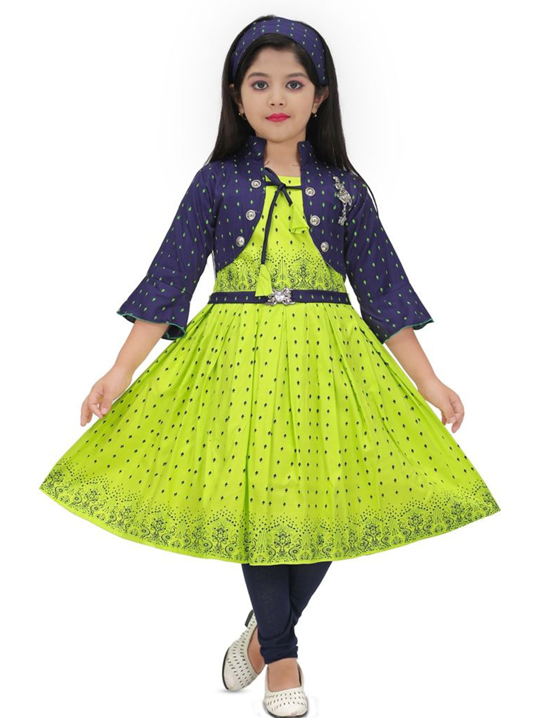 PRIYANKA'S COLLECTION Print Fit & Flare Dress