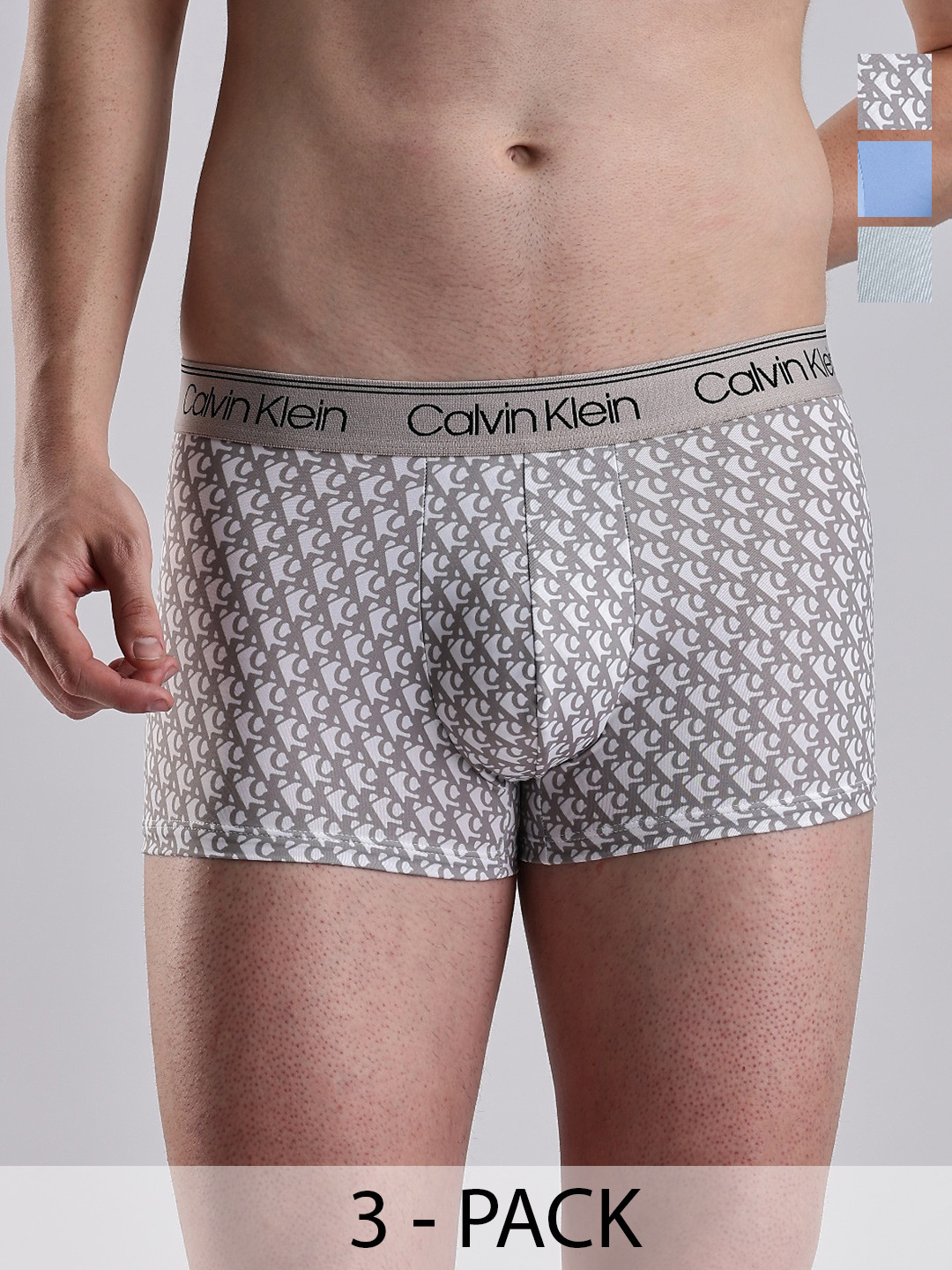 Calvin Klein Underwear Pack of 3  Self-Designed Outer Elasticated Trunks NB2569461