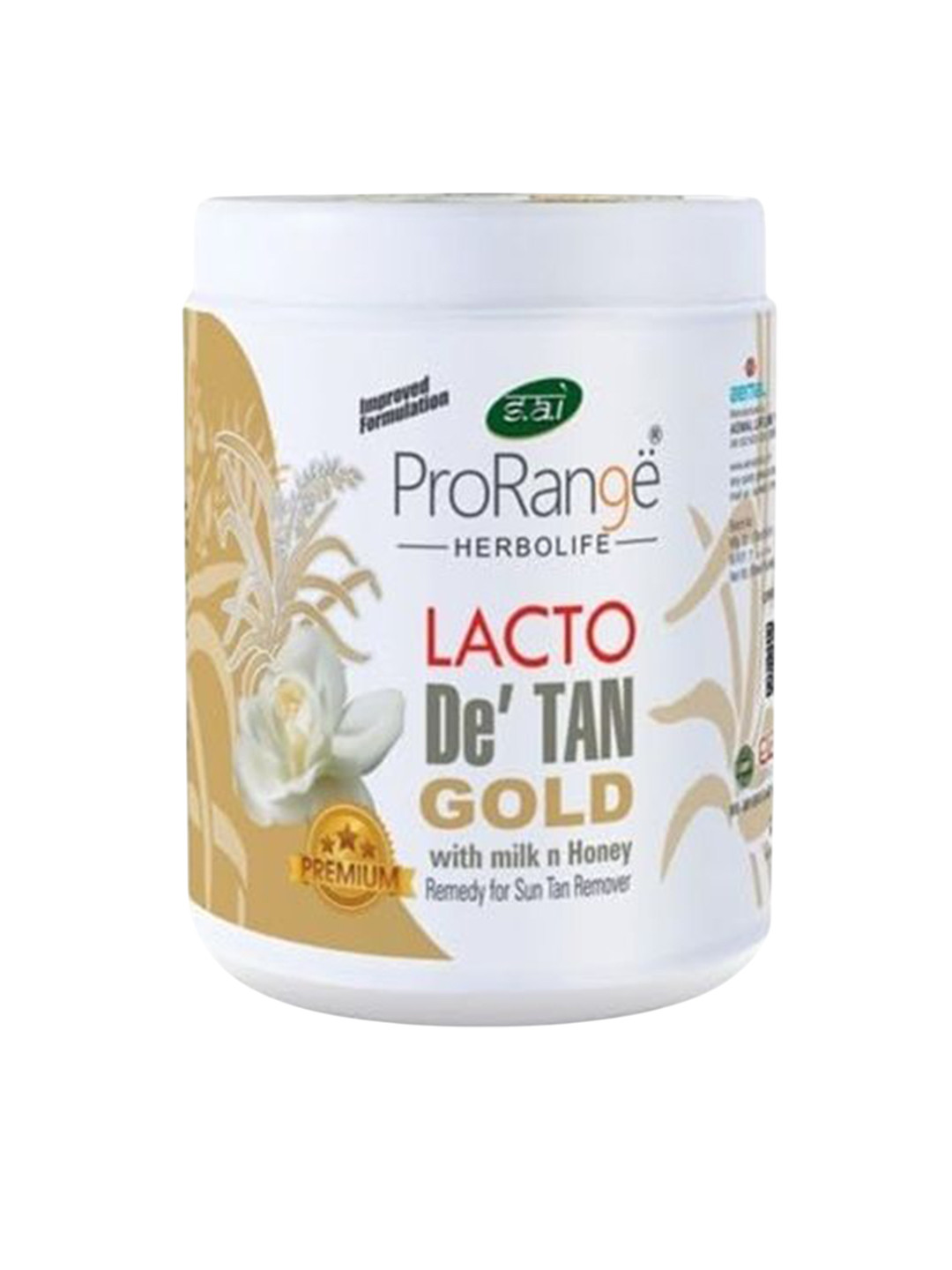 SAI PRORANGE Lacto De Tan Gold Face Mask - 800 ml