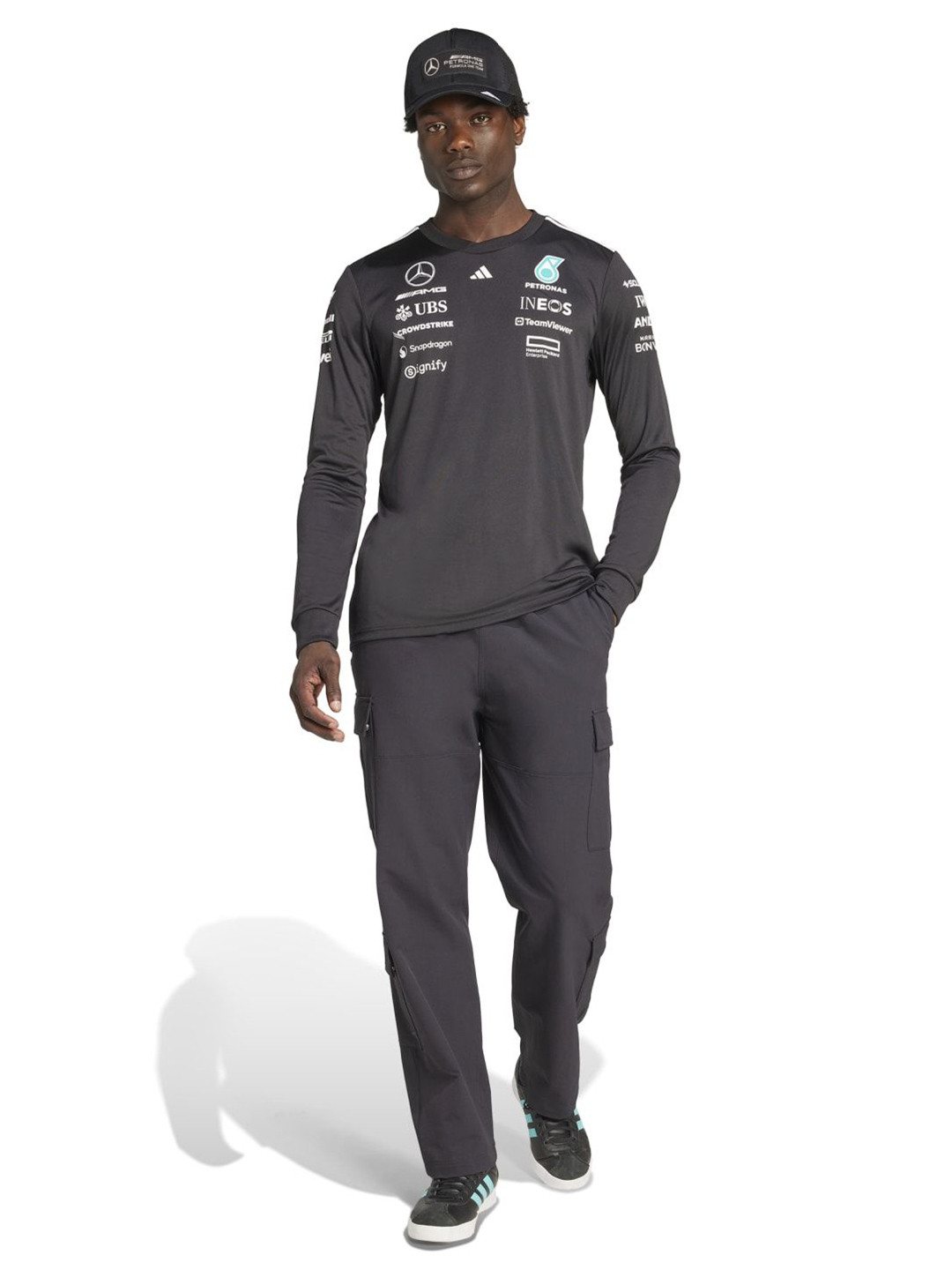 ADIDAS Mer TM Hood Printed Slim Fit Short Sleeve T-Shirt