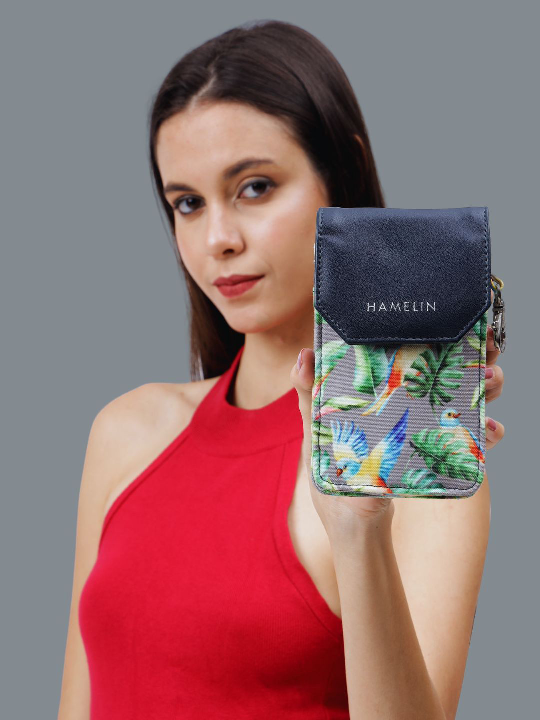 Hamelin Lilac Flutter Crossbody Flap Mobile Sling Bag