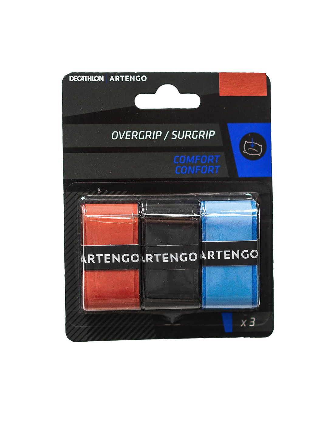 Decathlon ARTENGO 3Pc Tennis Racket Overgrip Comfort