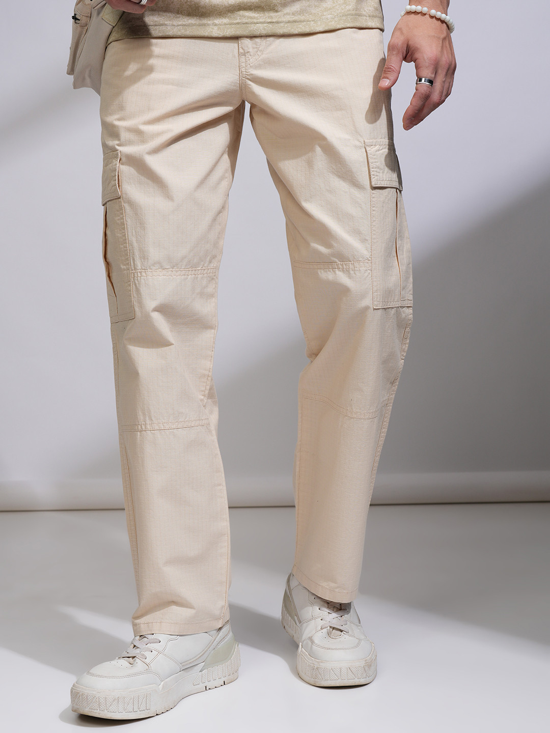 HIGHLANDER Men Ribstop Dobby Cargo Pant