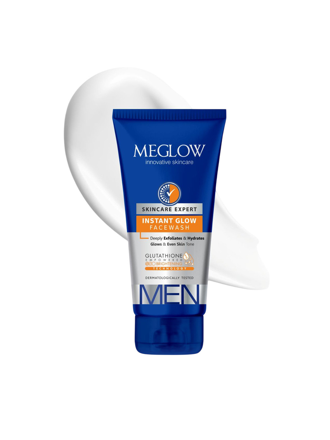 MEGLOW Innovative Skincare Instant Glow Face Wash With Glutathione For Glowing Skin- 500 g