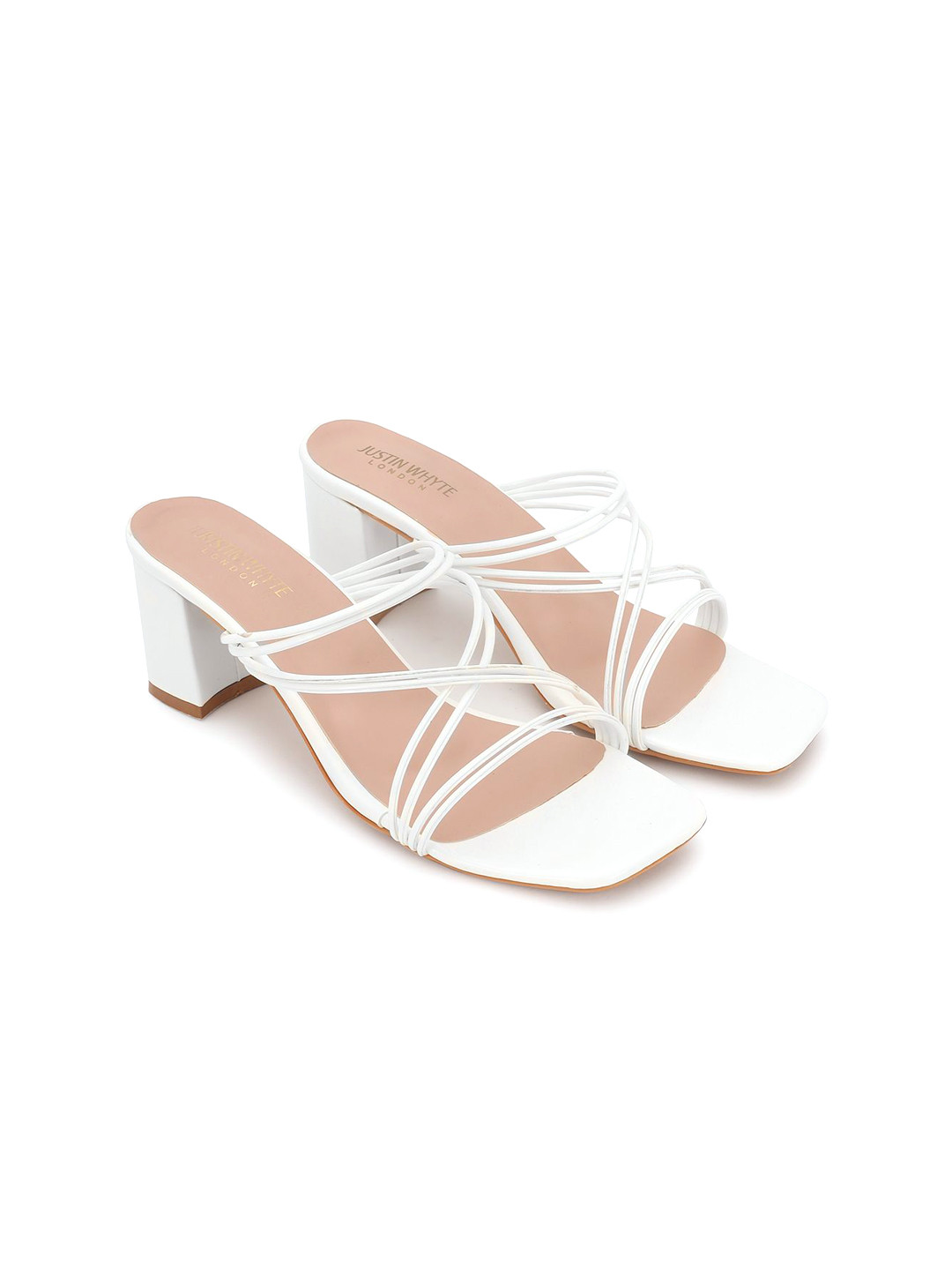 Justin Whyte Leather Block Pumps