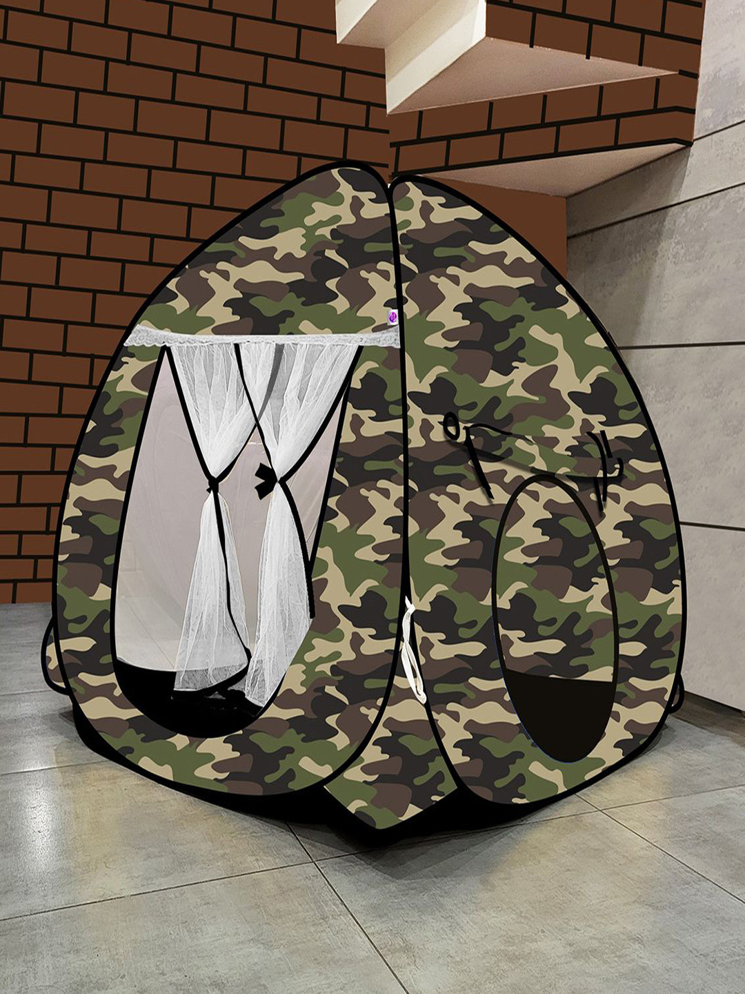 Silver Shine Kids Printed Foldable Tent