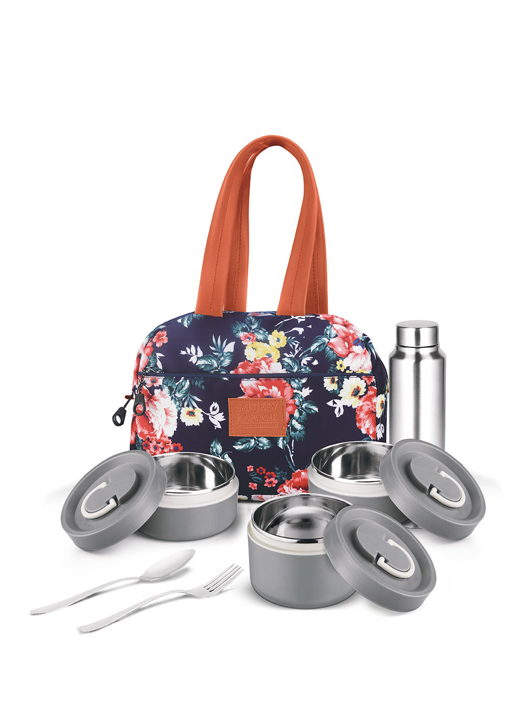 Classic Essentials Vogue Grey 3 Pieces Microwave Containers Lunch Box