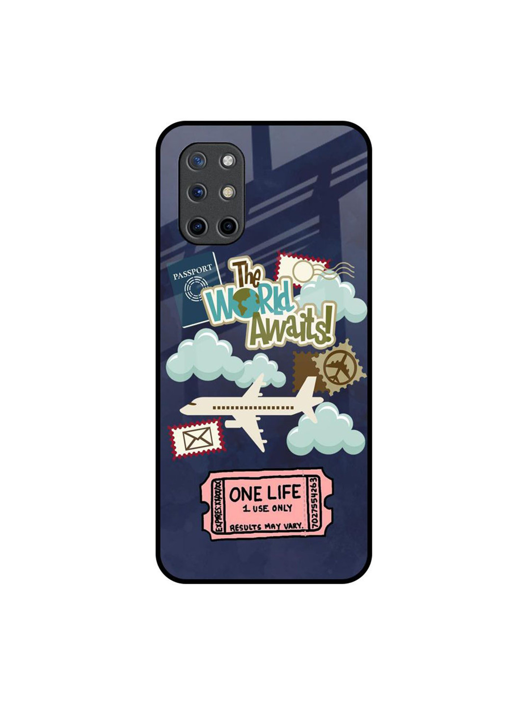 QRIOH Floral Printed OnePlus 8T Back Case Mobile Accessories