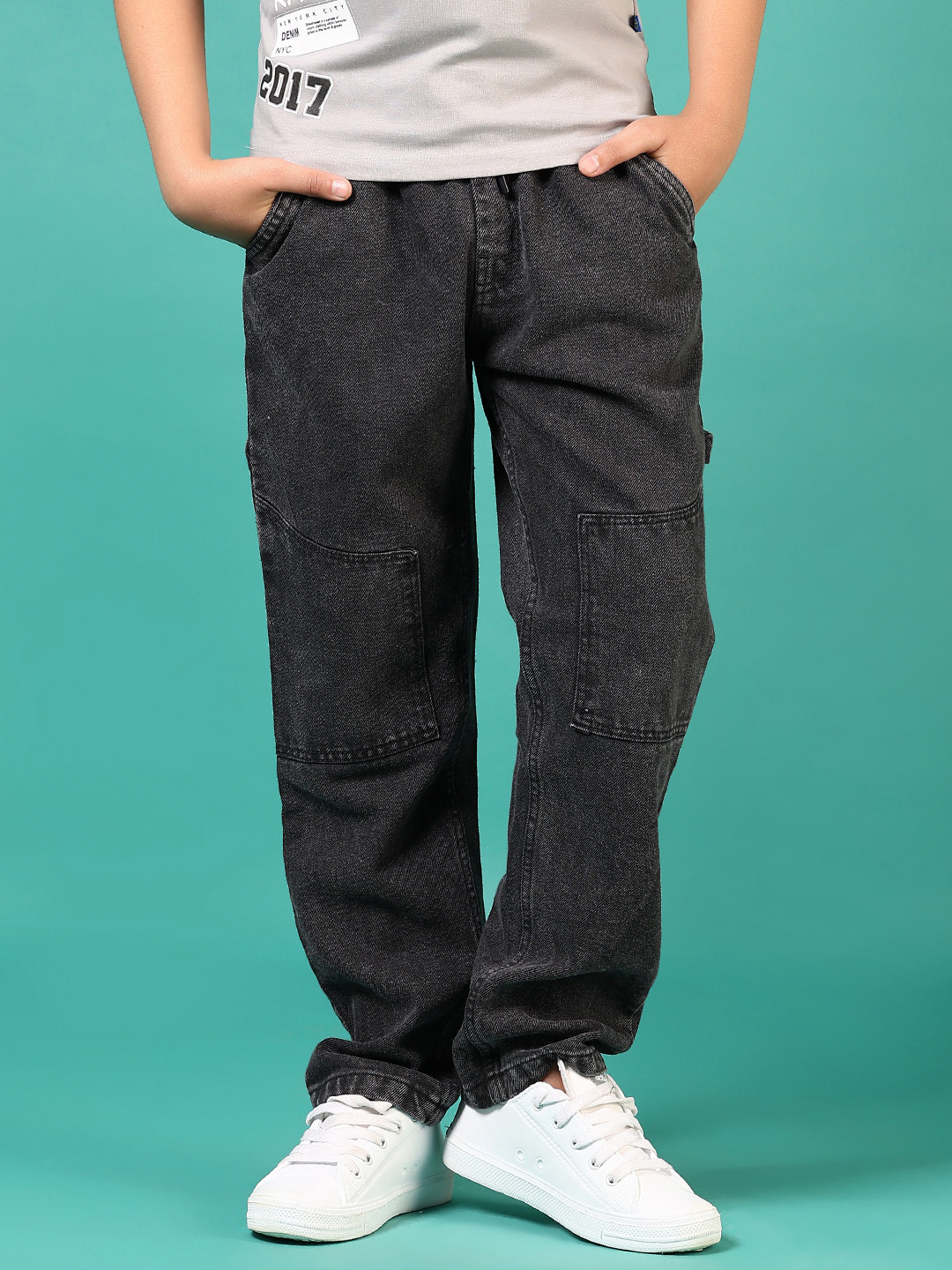 V-Mart Boys Slash Knee Jeans
