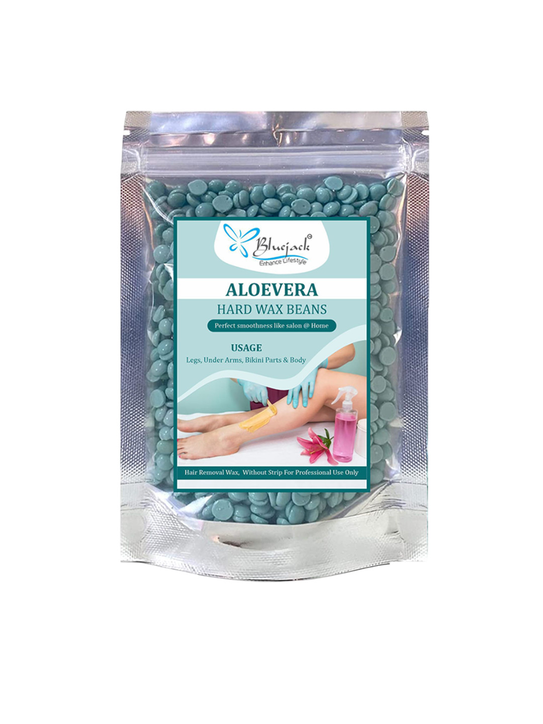 Bluejack Aloe Vera Hard Wax Beans - 100 g